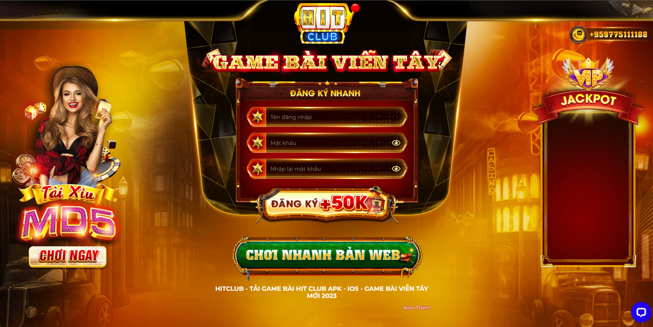 Hit Club cổng game bài đổi thưởng uy tín nhiều người chơi