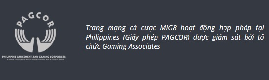 giấy phép PAGCOR Philippines
