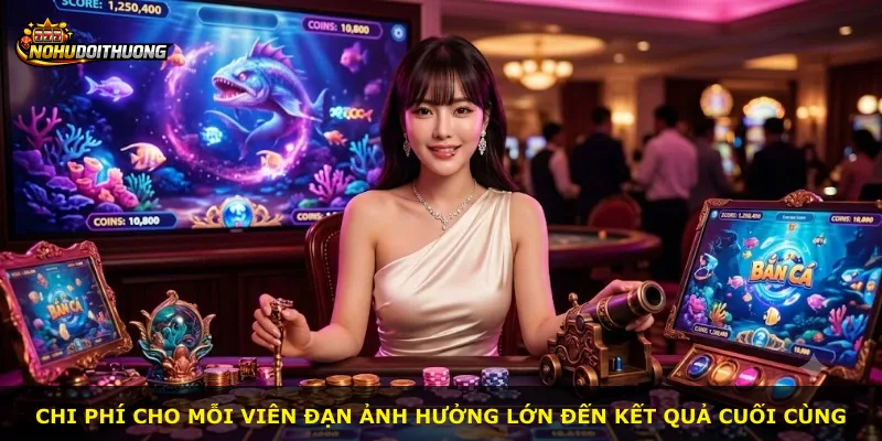 Chi phí cho mỗi viên đạn ảnh hưởng lớn đến kết quả cuối cùng