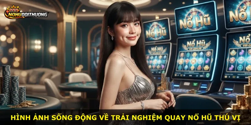 Hình ảnh sống động về trải nghiệm quay nổ hũ thú vị