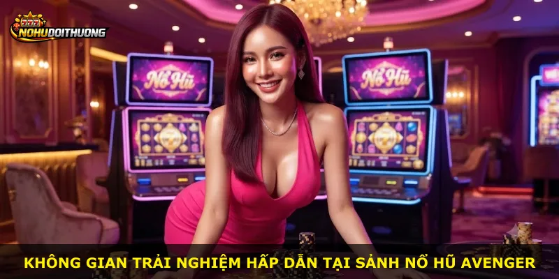 Không gian trải nghiệm hấp dẫn tại sảnh nổ hũ Avenger