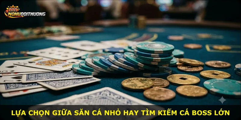 Lựa chọn giữa săn cá nhỏ hay tìm kiếm cá boss lớn
