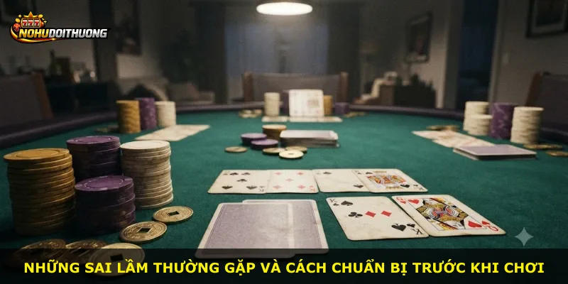 Những sai lầm thường gặp và cách chuẩn bị trước khi chơi