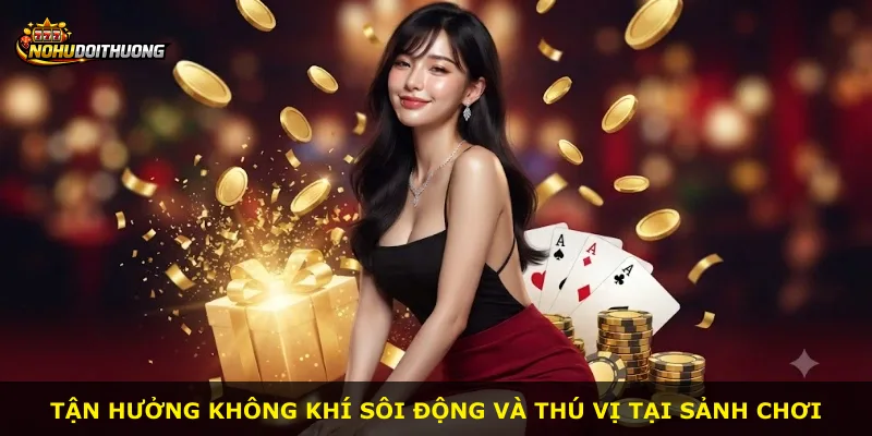 Tận hưởng không khí sôi động và thú vị tại sảnh chơi