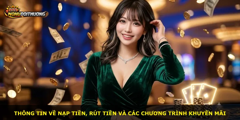 Thông tin về nạp tiền, rút tiền và các chương trình khuyến mãi