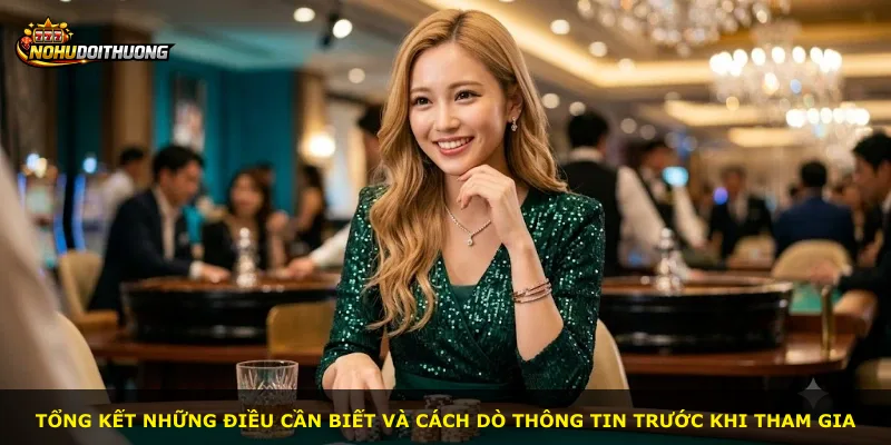 Tổng kết những điều cần biết và cách dò thông tin trước khi tham gia
