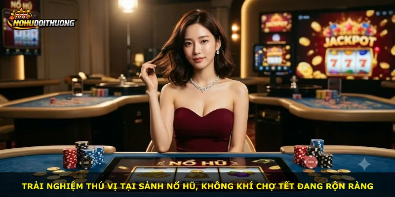 Trải nghiệm thú vị tại sảnh nổ hũ, không khí chợ tết đang rộn ràng